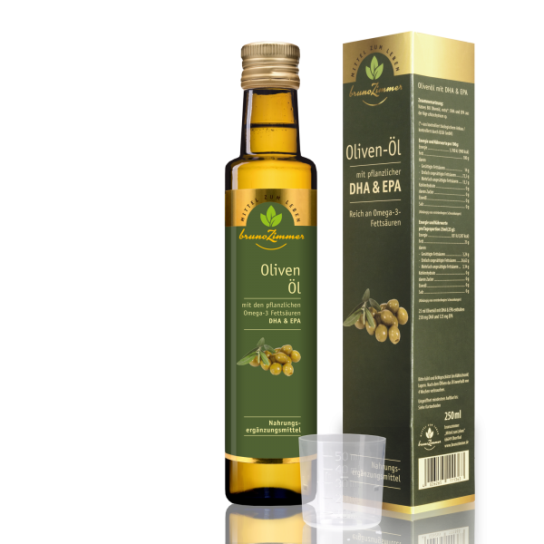 BIO-Olivenöl mit Omega 3 (DHA &amp; EPA)